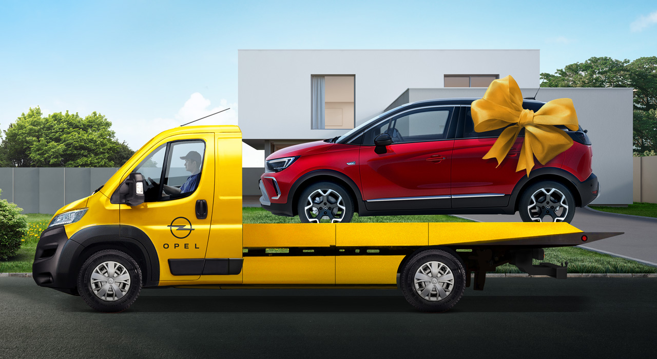 U tohoto vozidla je poskytována služba OPEL DOMŮ Opel domů