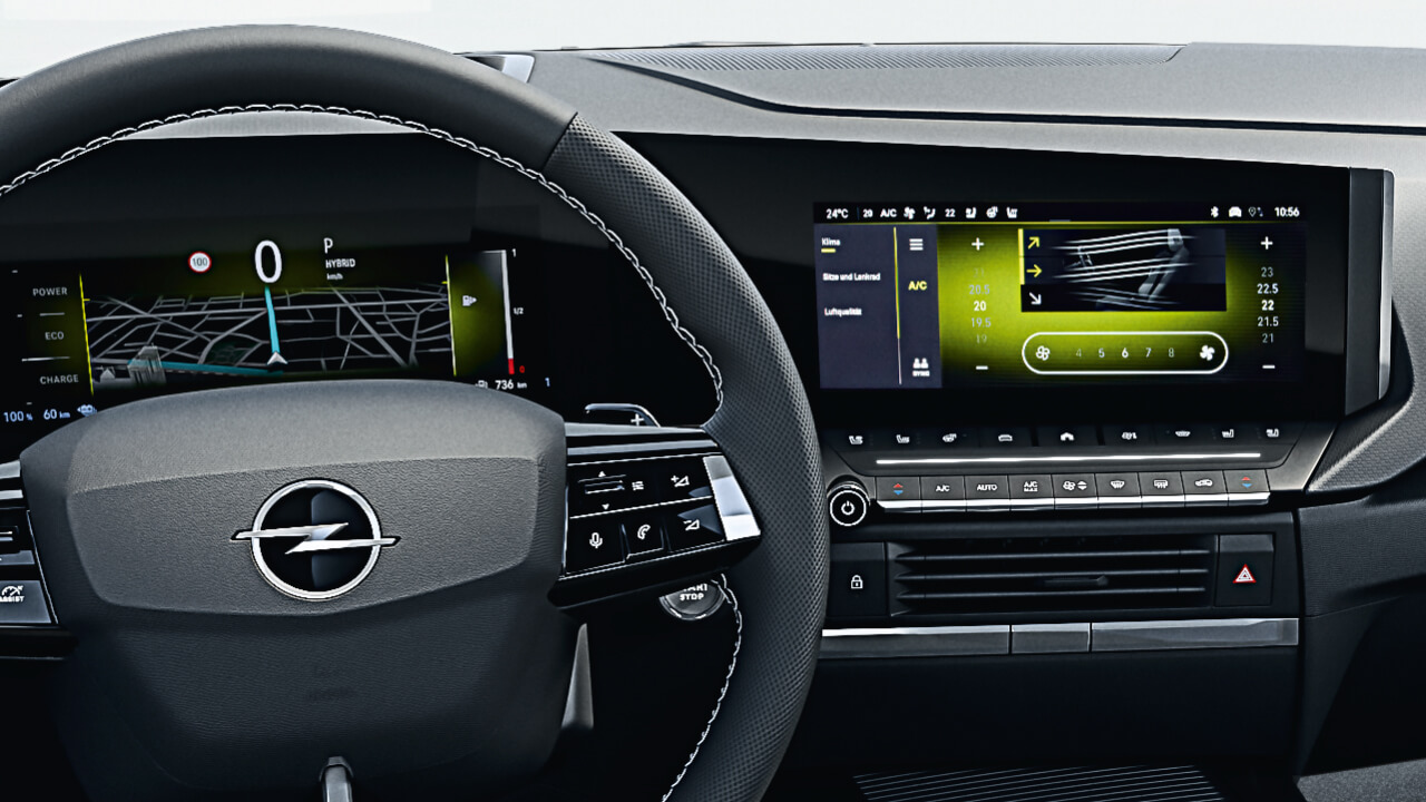 Opel Astra Hybrid - Prémiové pohodlí - Intelli-air Opel Astra Hybrid