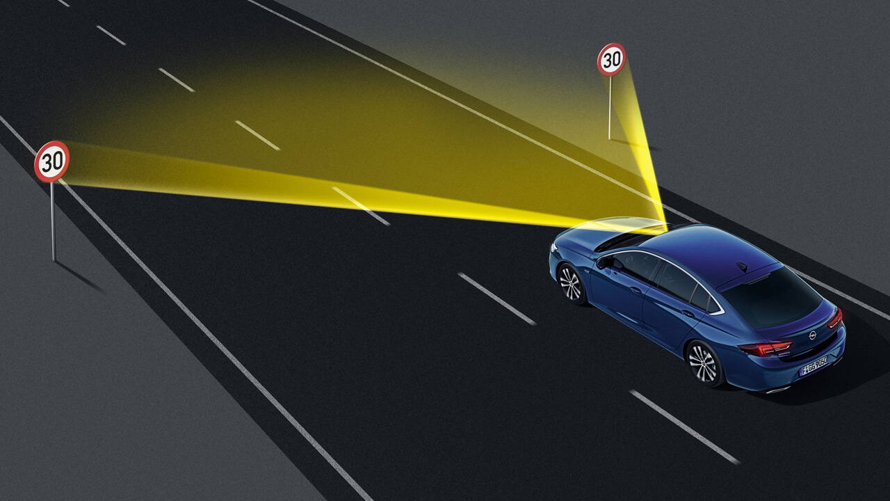Opel Insignia - Bezpečnost - Rozpoznávání dopravních značek Opel Insignia