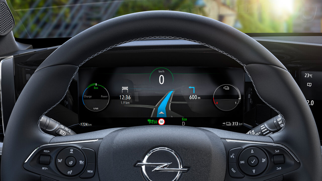 Opel Mokka-e - Bezpečnost - Digitální palubní přístroje Opel Mokka-e